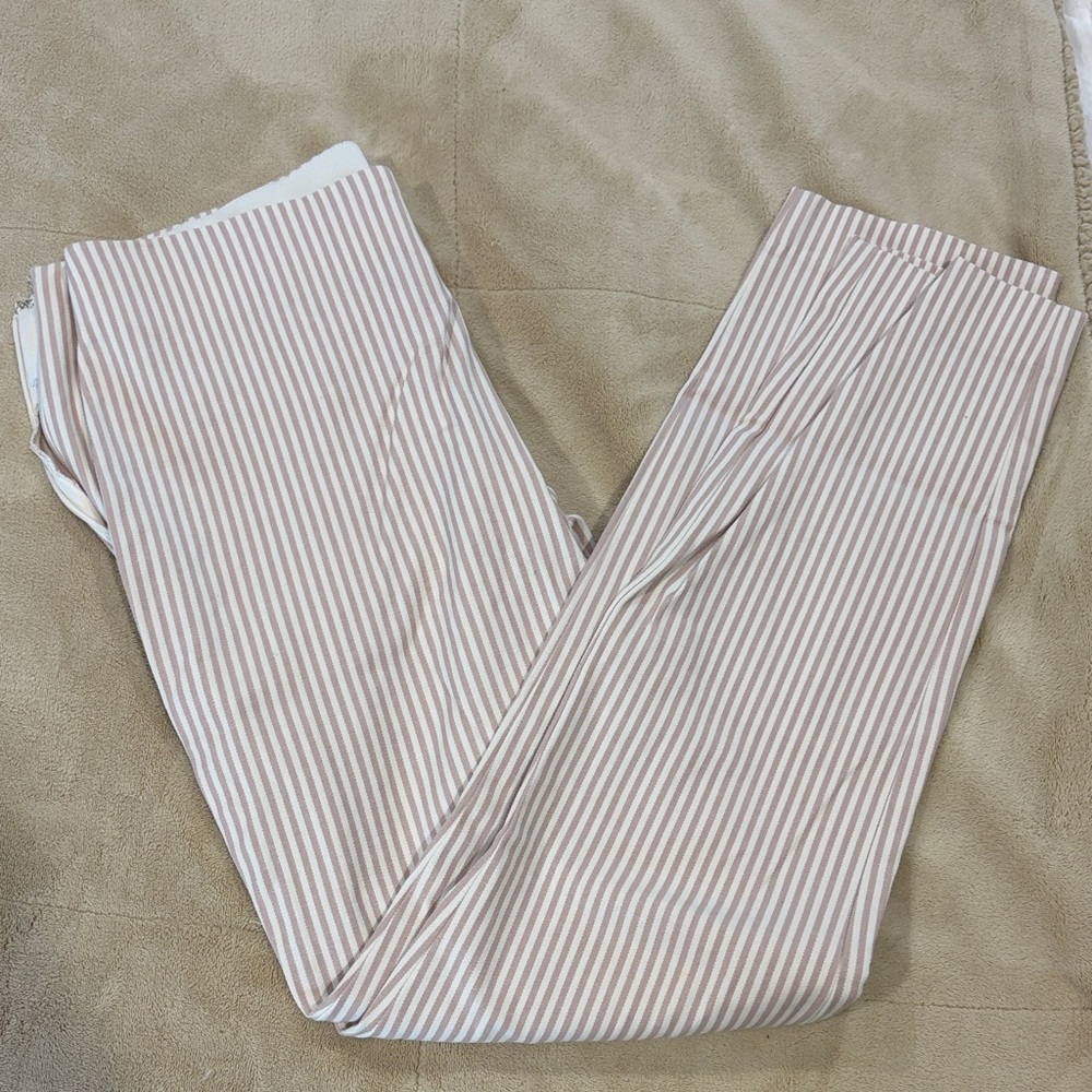 A New Day Pink and White Striped Pants